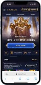 cazeus online casino - mobile app