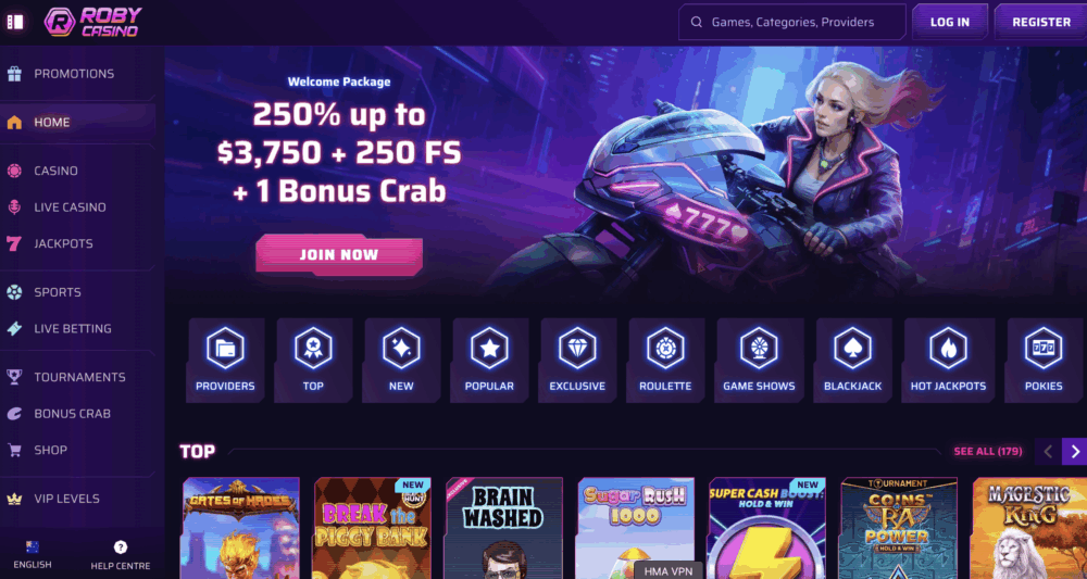 roby casino online australia log in homepage