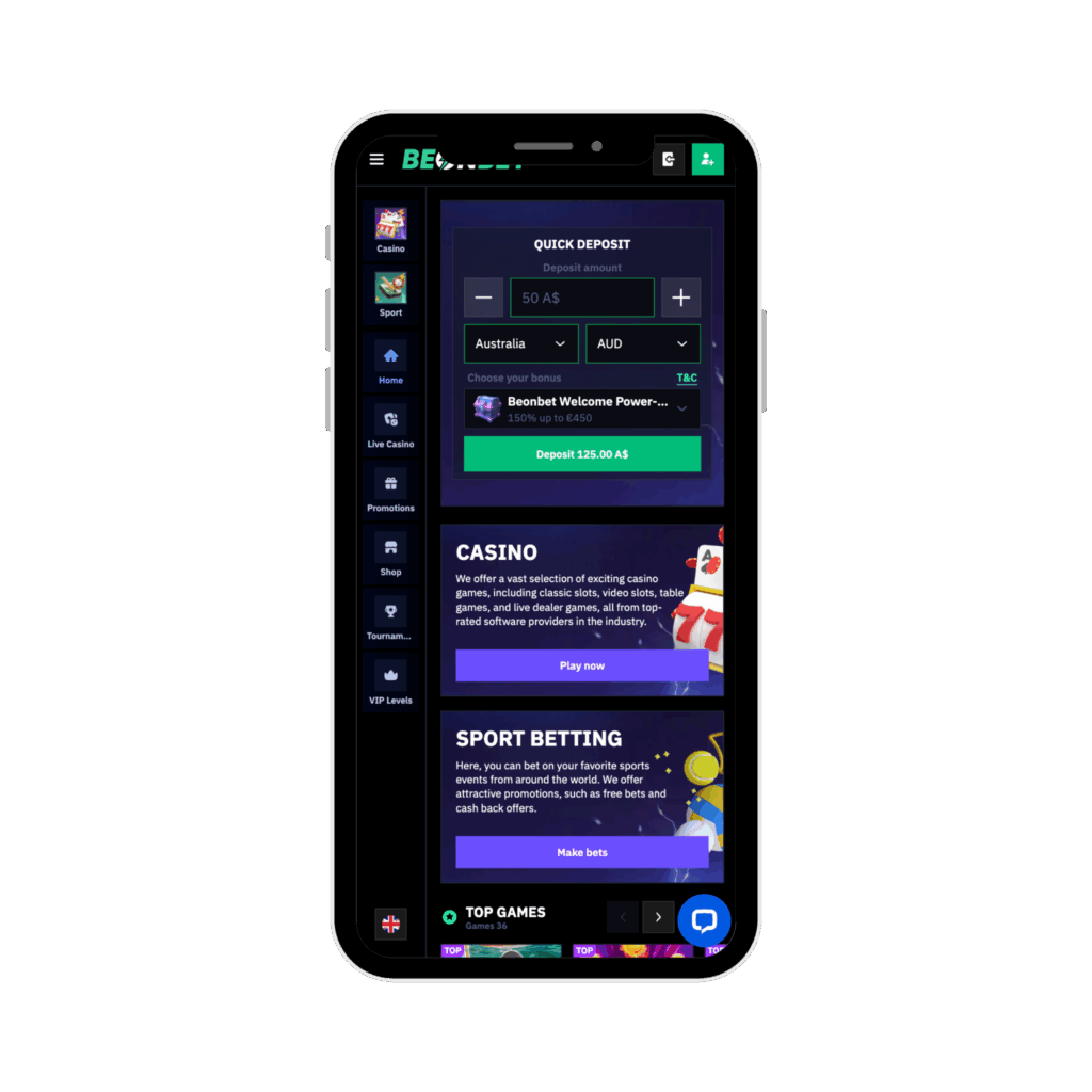 beonbet casino mobile