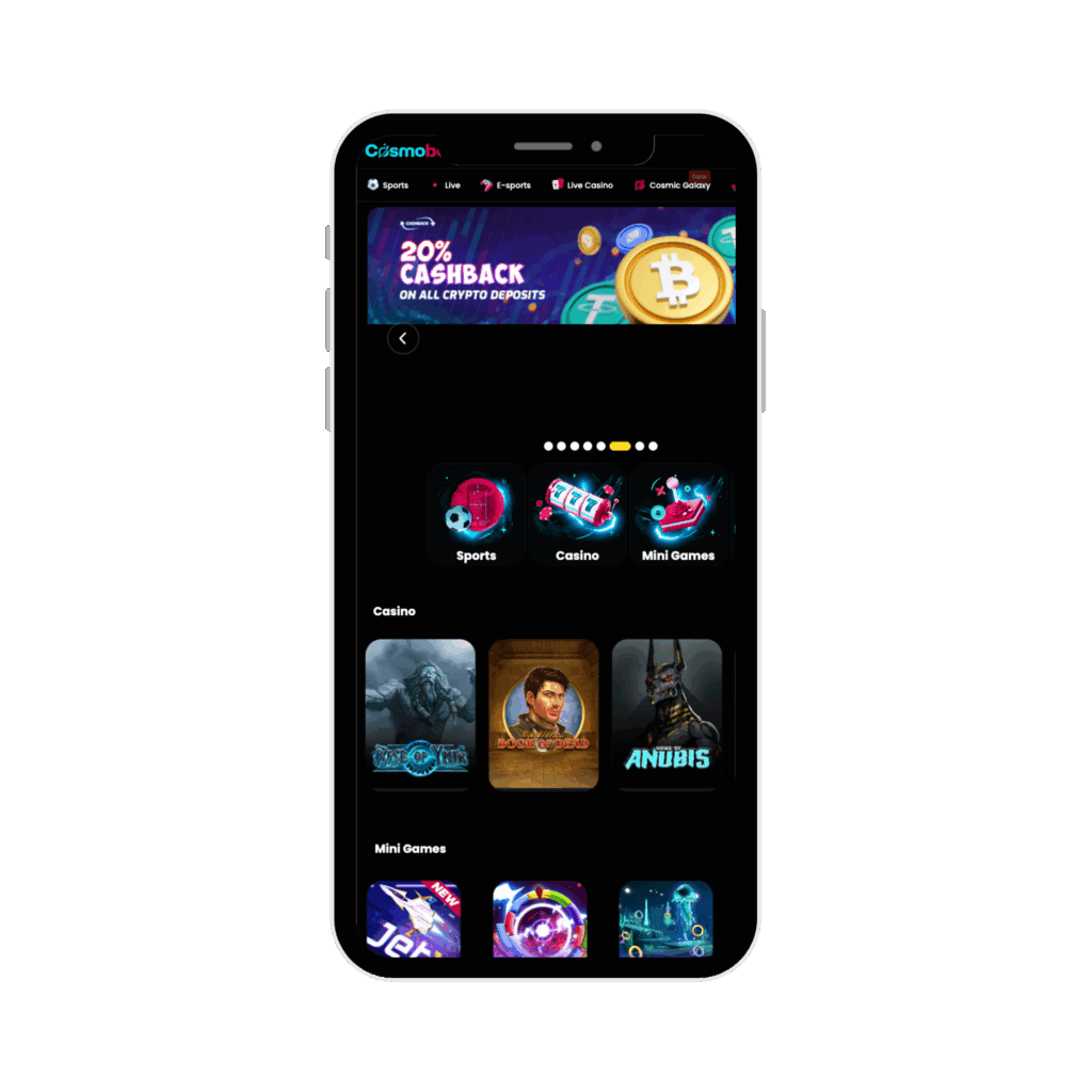 cosmobet mobile app casino