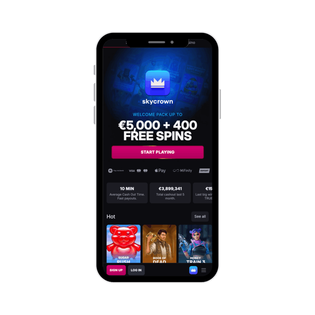 SkyCrown Casino Security and Game Lobby Interface