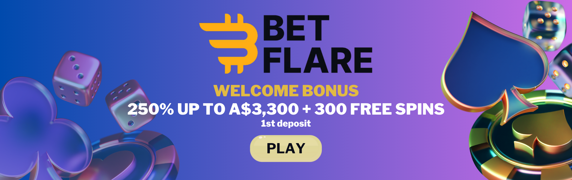 betflare welcome bonus