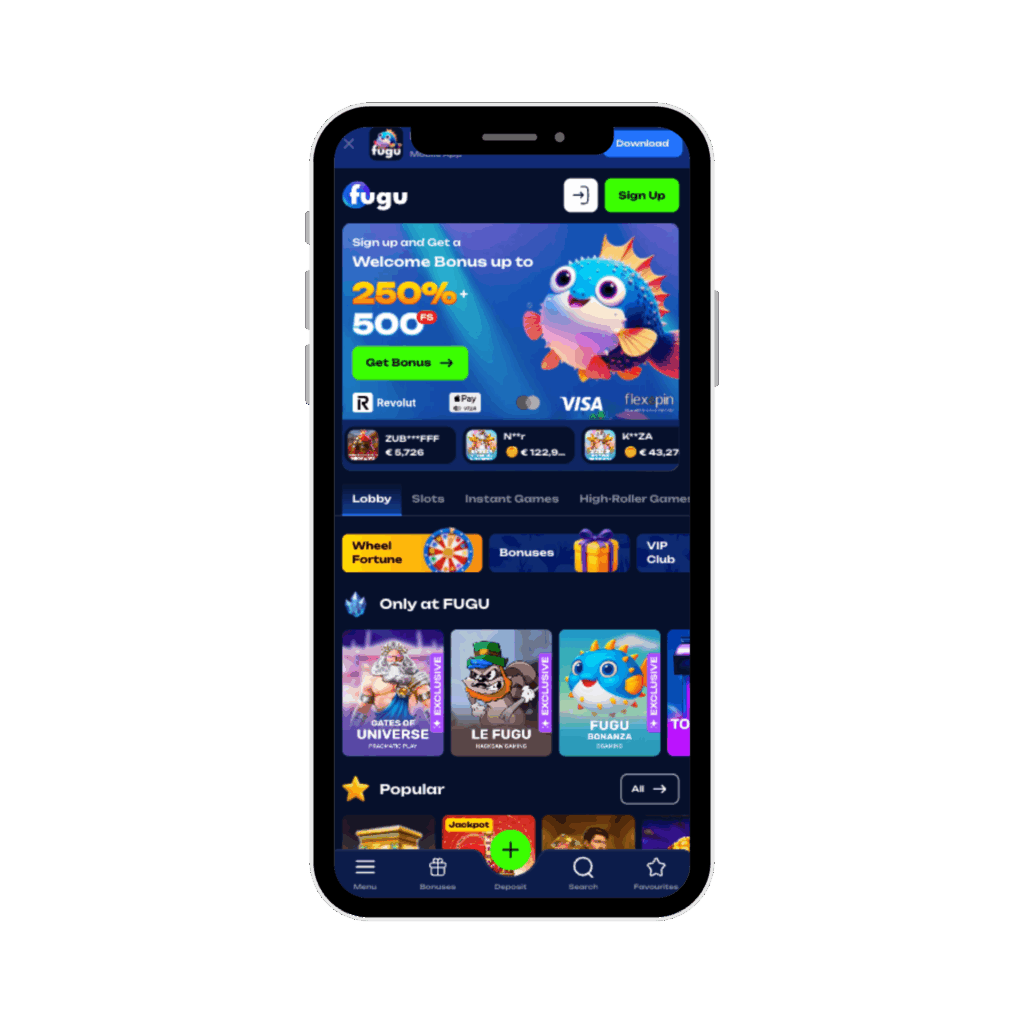 fugu mobile experience