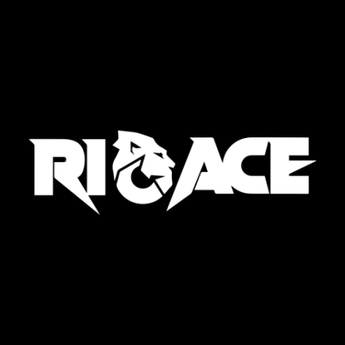 rioace online casino logo white black